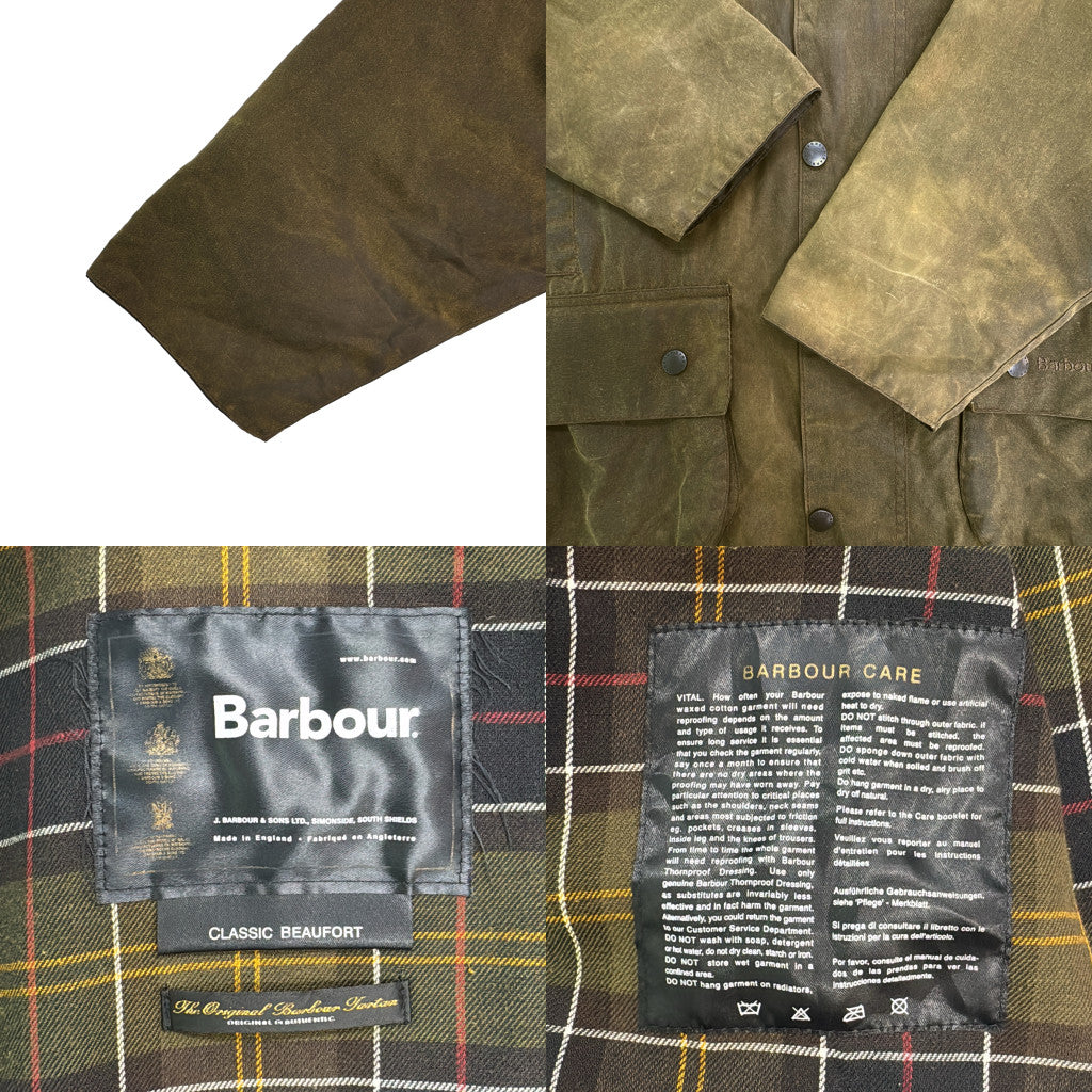 00s Barbour BEAUFORT Oiled Jacket