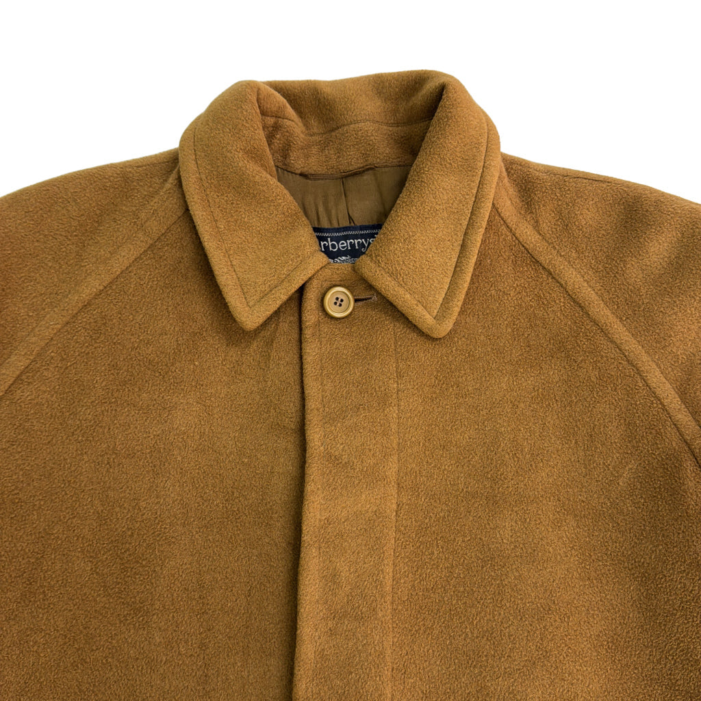 90s Burberrys Balmacaan Soutien Collar Coat