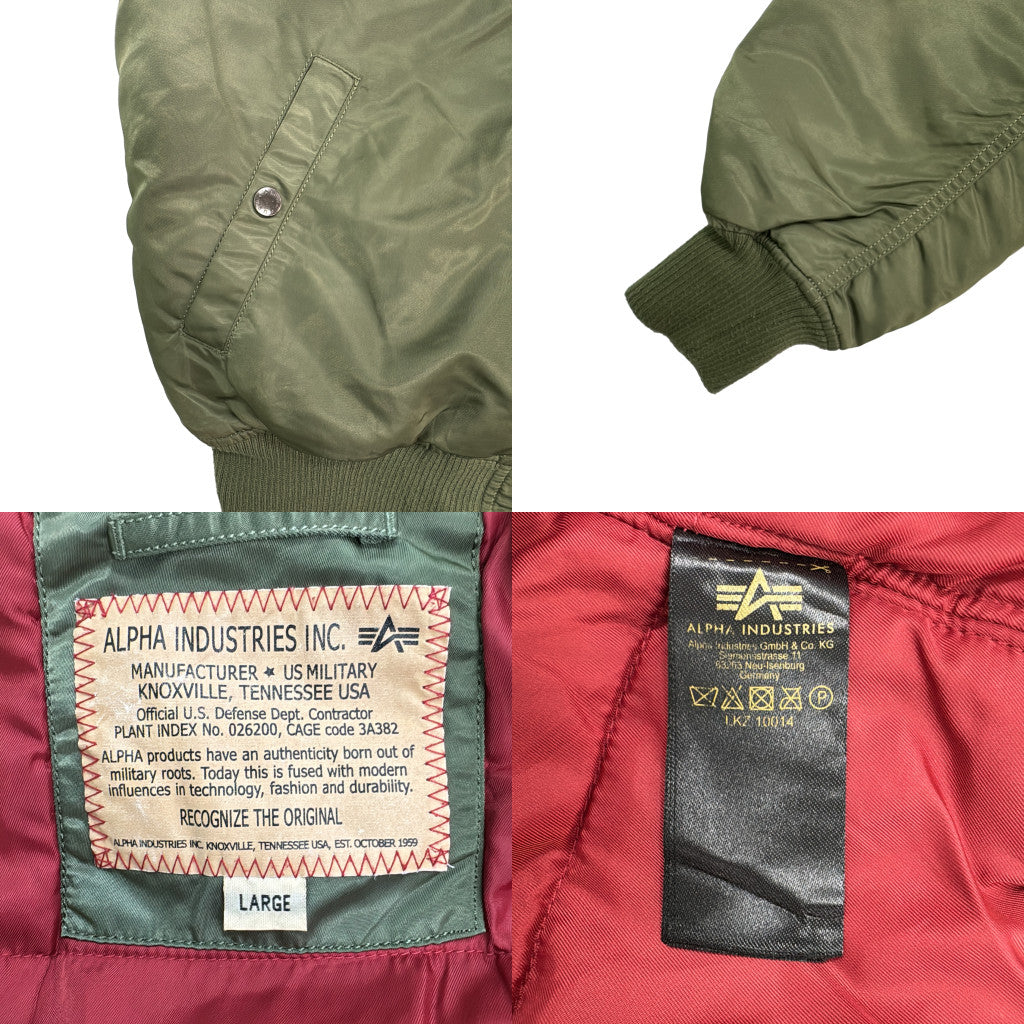 ALPHA INDUSTRIES MA-1 Flight Jacket Military Jacket