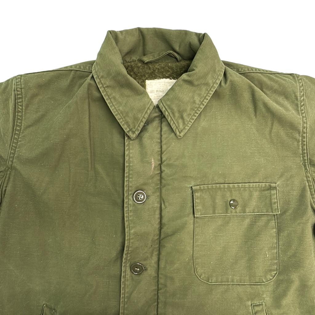 60s U.S. NAVY A-2 Deck Jacket Military Jacket
