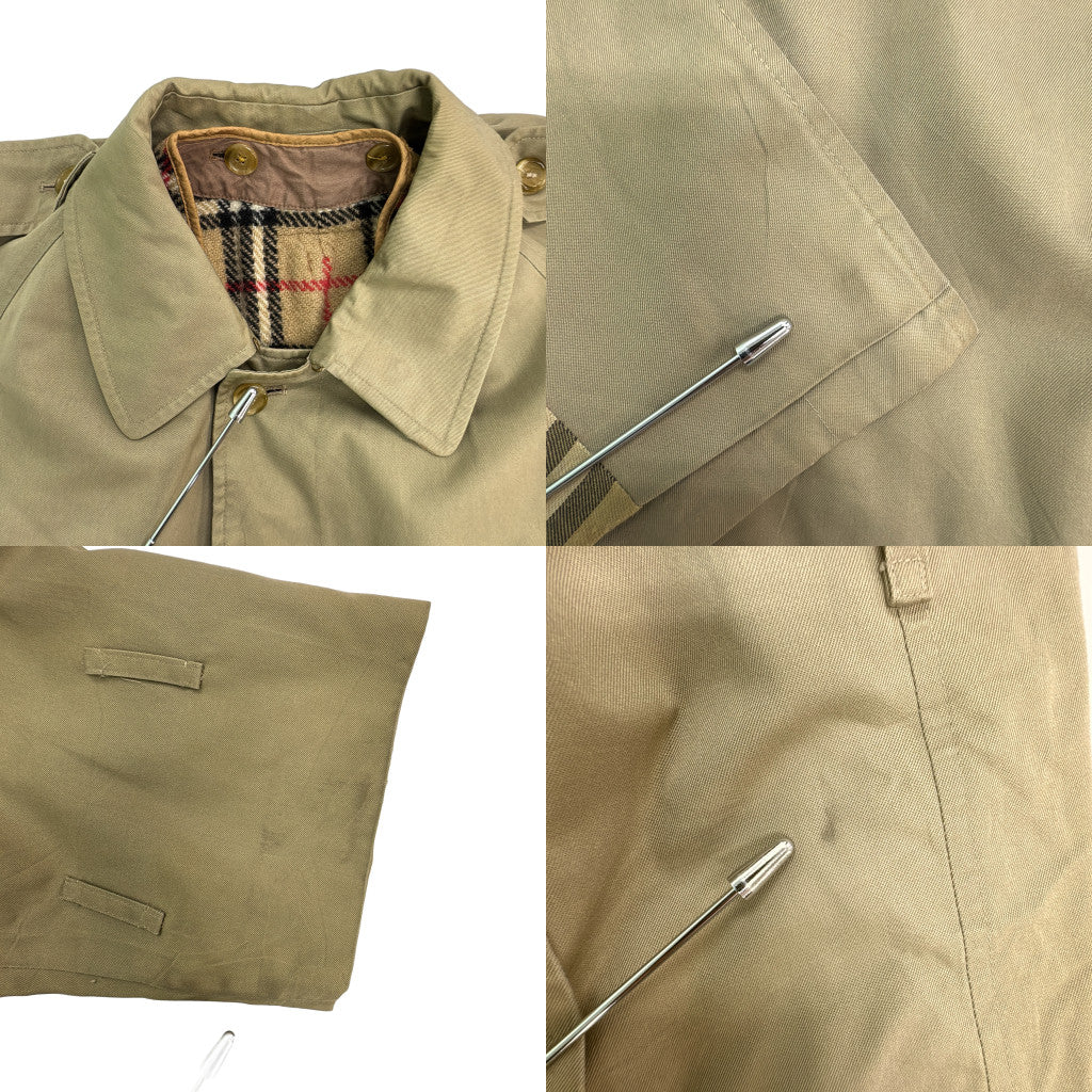 80s Burberrys Balmacaan Trench Coat