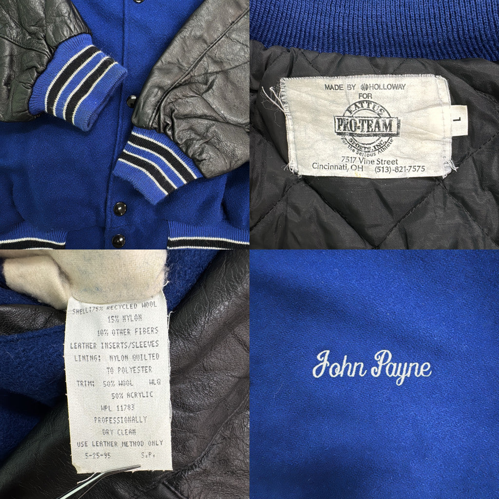 90s HOLLOWAY Varsity Stadium Jacket