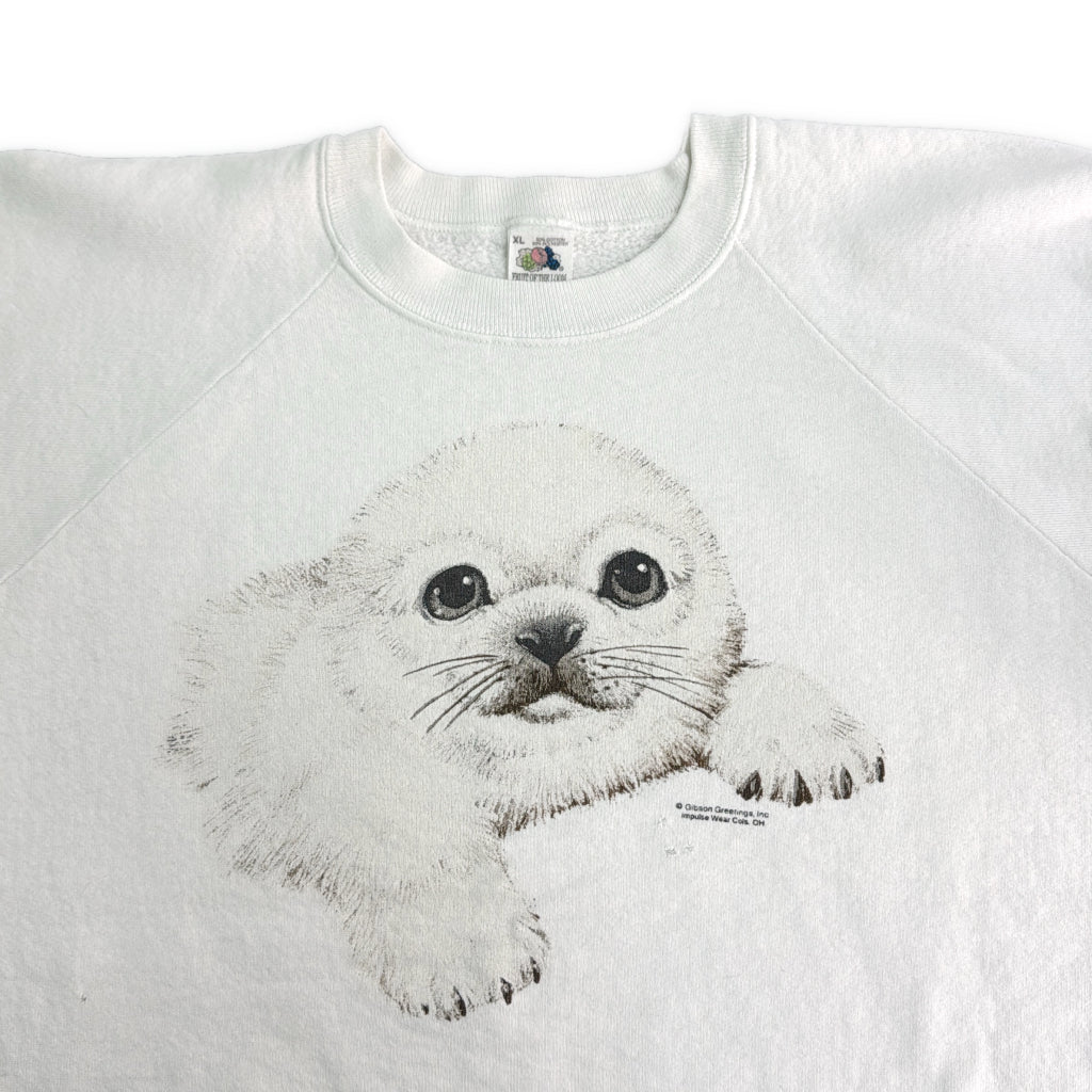90s FRUIT OF THE LOOM Animal Sweat