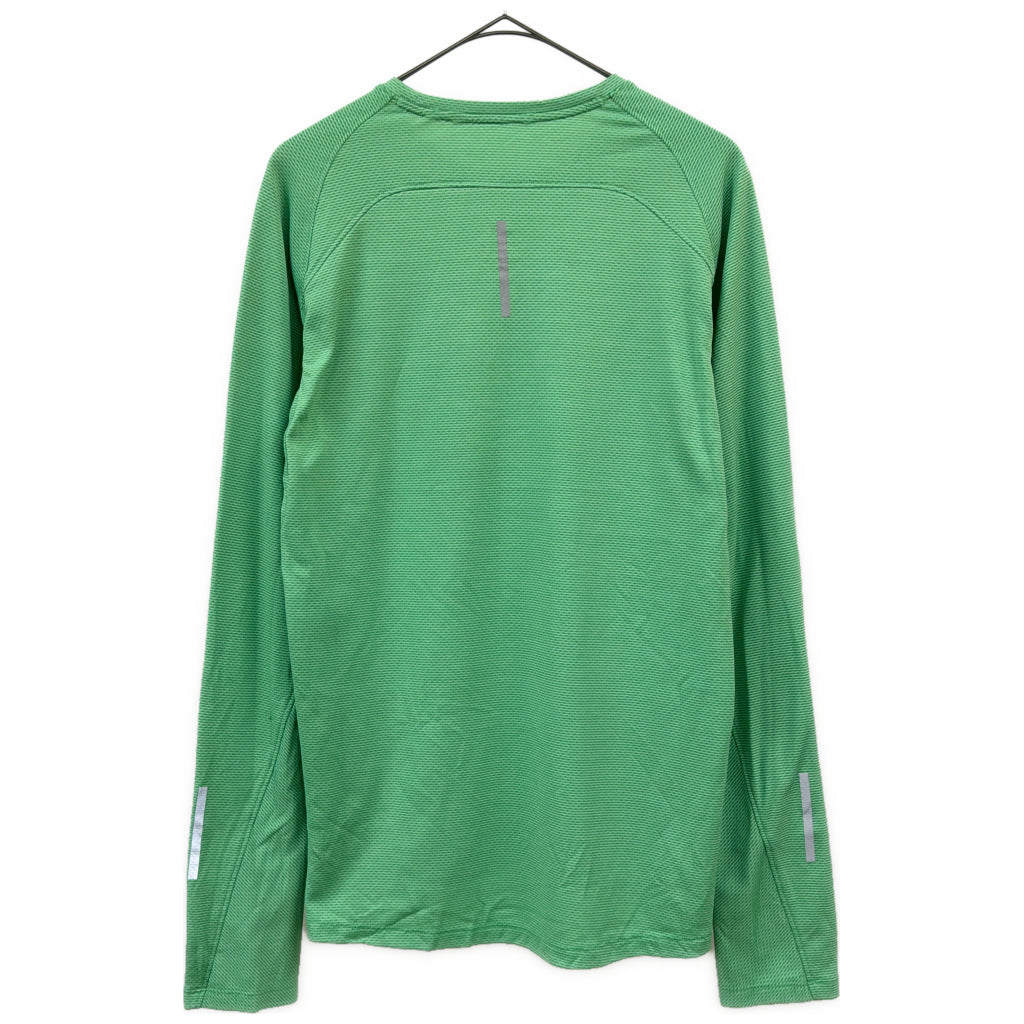 長袖Tシャツ スポーツ グリーン メンズ M 中古 古着 Y8462