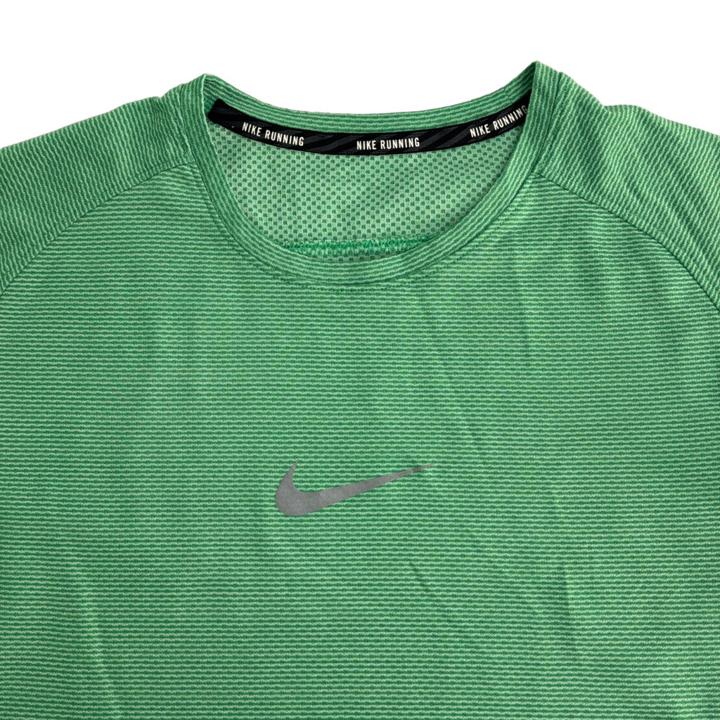 長袖Tシャツ スポーツ グリーン メンズ M 中古 古着 Y8462