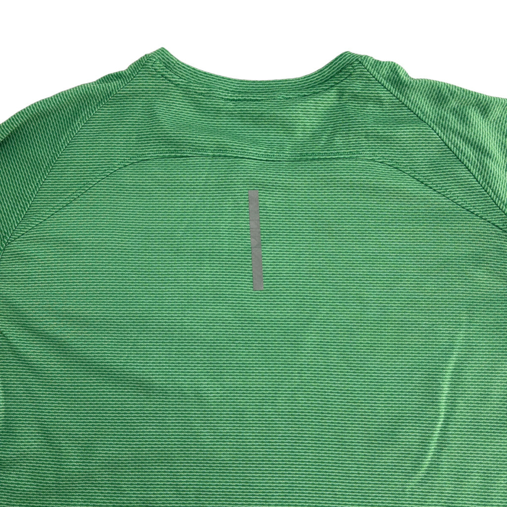 長袖Tシャツ スポーツ グリーン メンズ M 中古 古着 Y8462