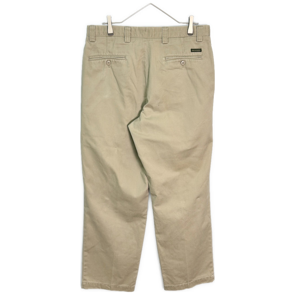 90年代 チノパンツ ベージュ メンズ W34 L31 中古 古着 Y8540
