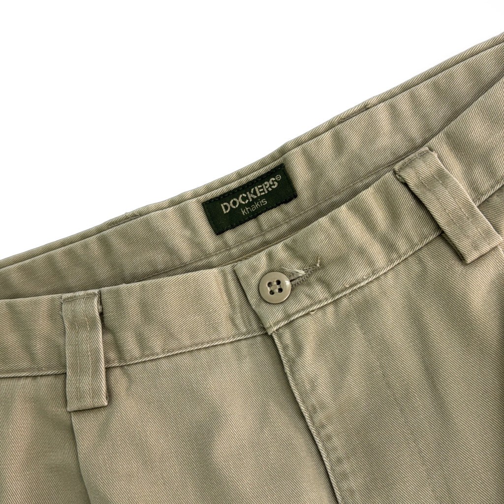 90年代 チノパンツ ベージュ メンズ W34 L31 中古 古着 Y8540