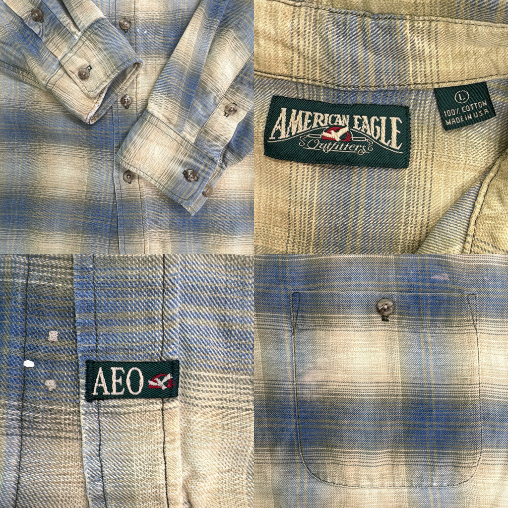 90s American Eagle Check Shirt