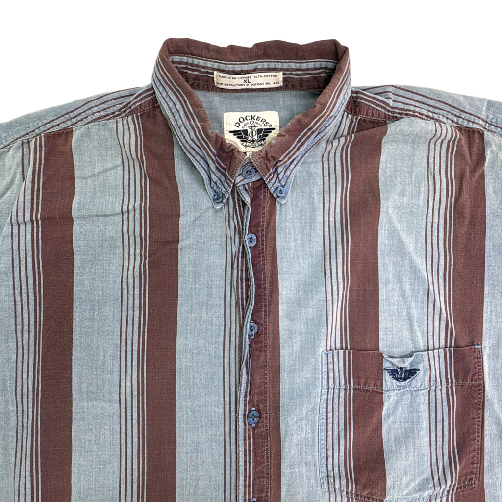 90s DOCKERS Stripe Shirt