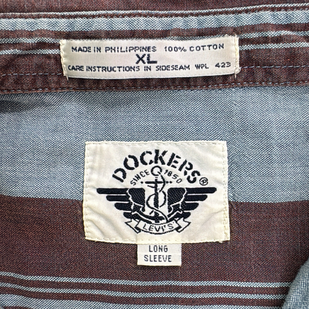 90s DOCKERS Stripe Shirt