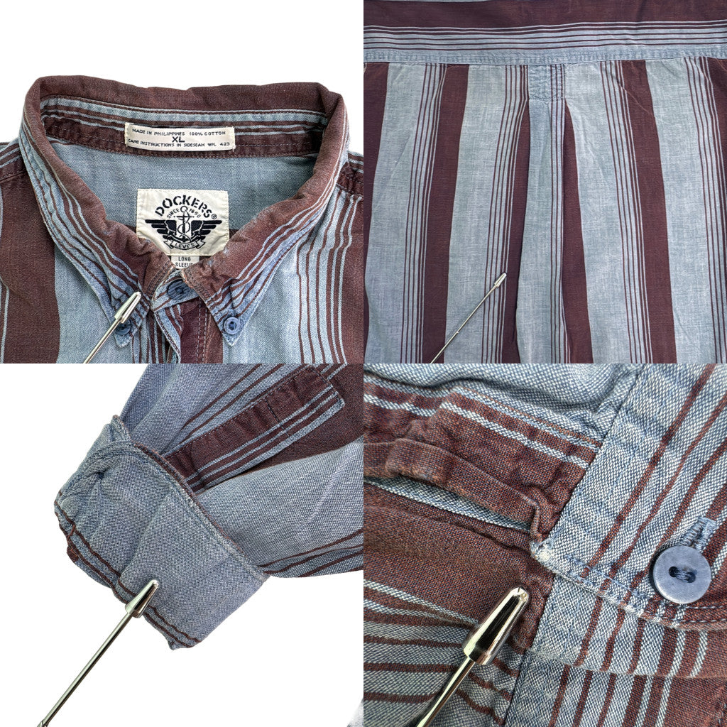 90s DOCKERS Stripe Shirt