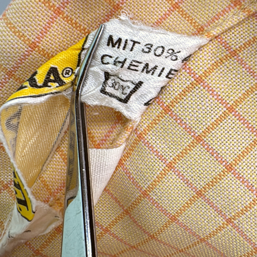 70s TREVIRA Check Shirt