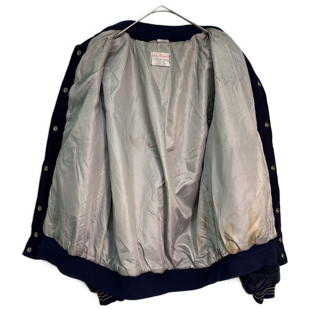 80s John M. Grove Sporting Goods Varsity Stadium Jacket