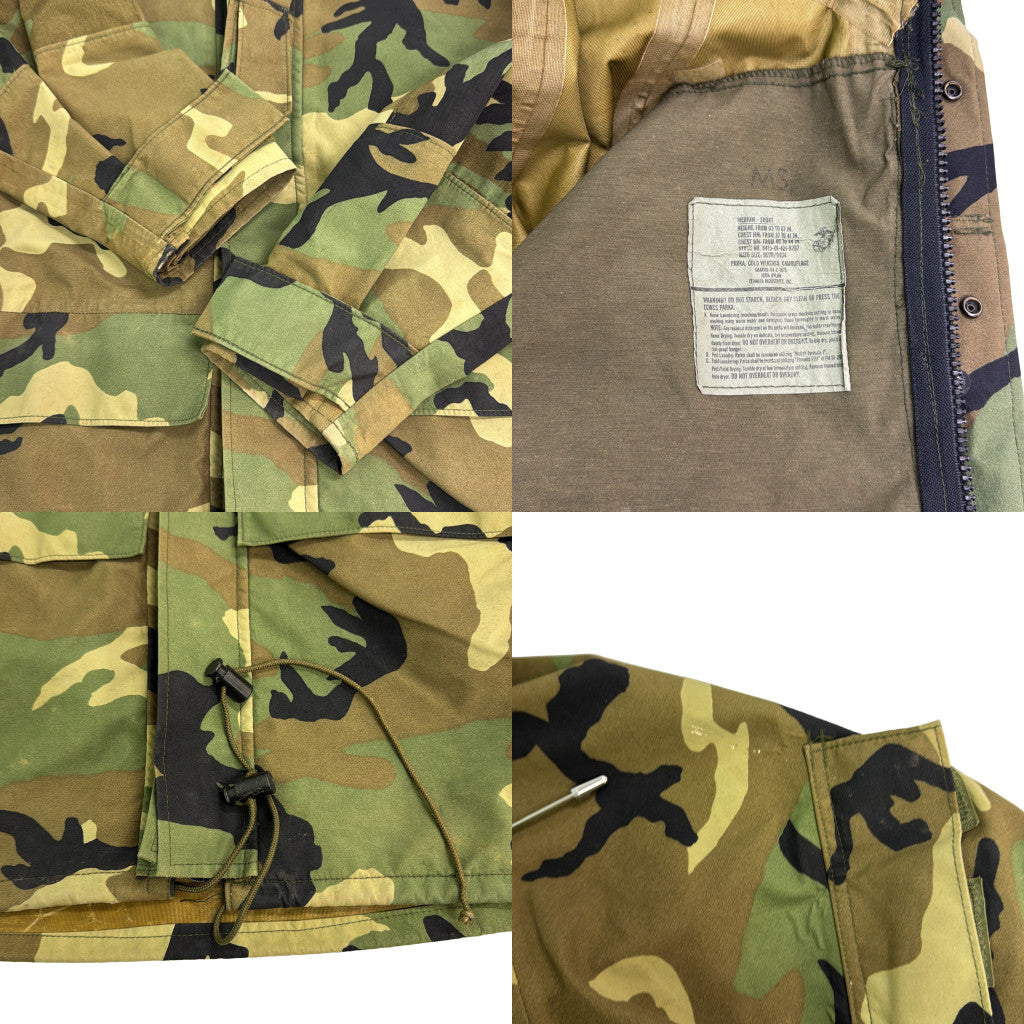 90年代 ジャケット ミリタリー 迷彩 メンズ MEDIUM SHORT 中古 古着 Y8704