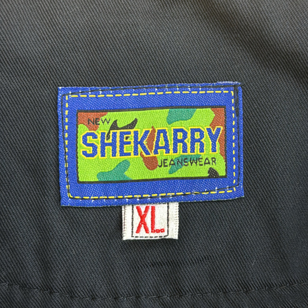 SHEKARRY フィッシングベスト アウトドア ブラック メンズ XL 中古 古着 Y8720