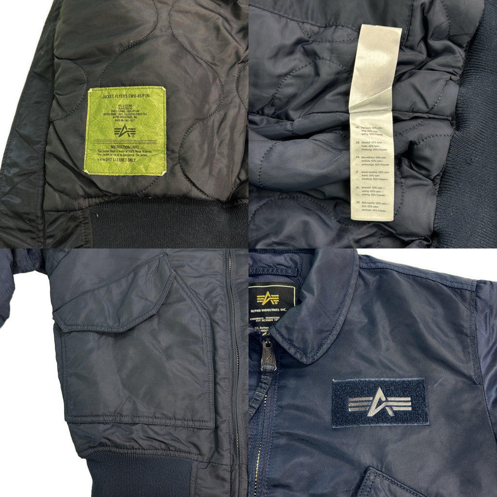 ALPHA INDUSTRIES CWU-45/P Flight Jacket Military Jacket
