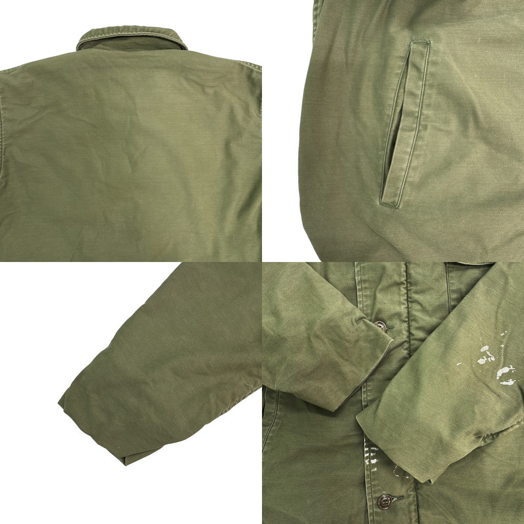 80s U.S. NAVY A-2 Deck Jacket Military Jacket