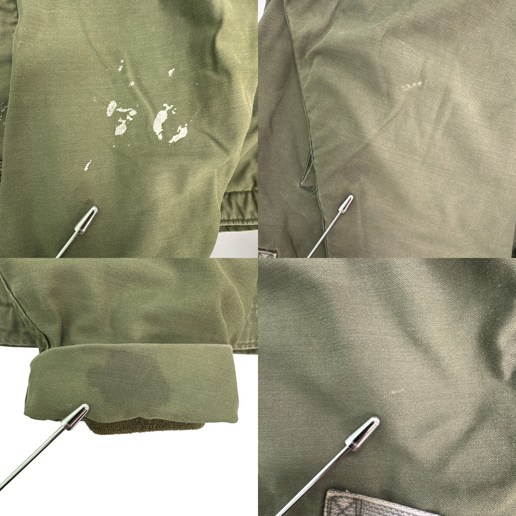 80s U.S. NAVY A-2 Deck Jacket Military Jacket