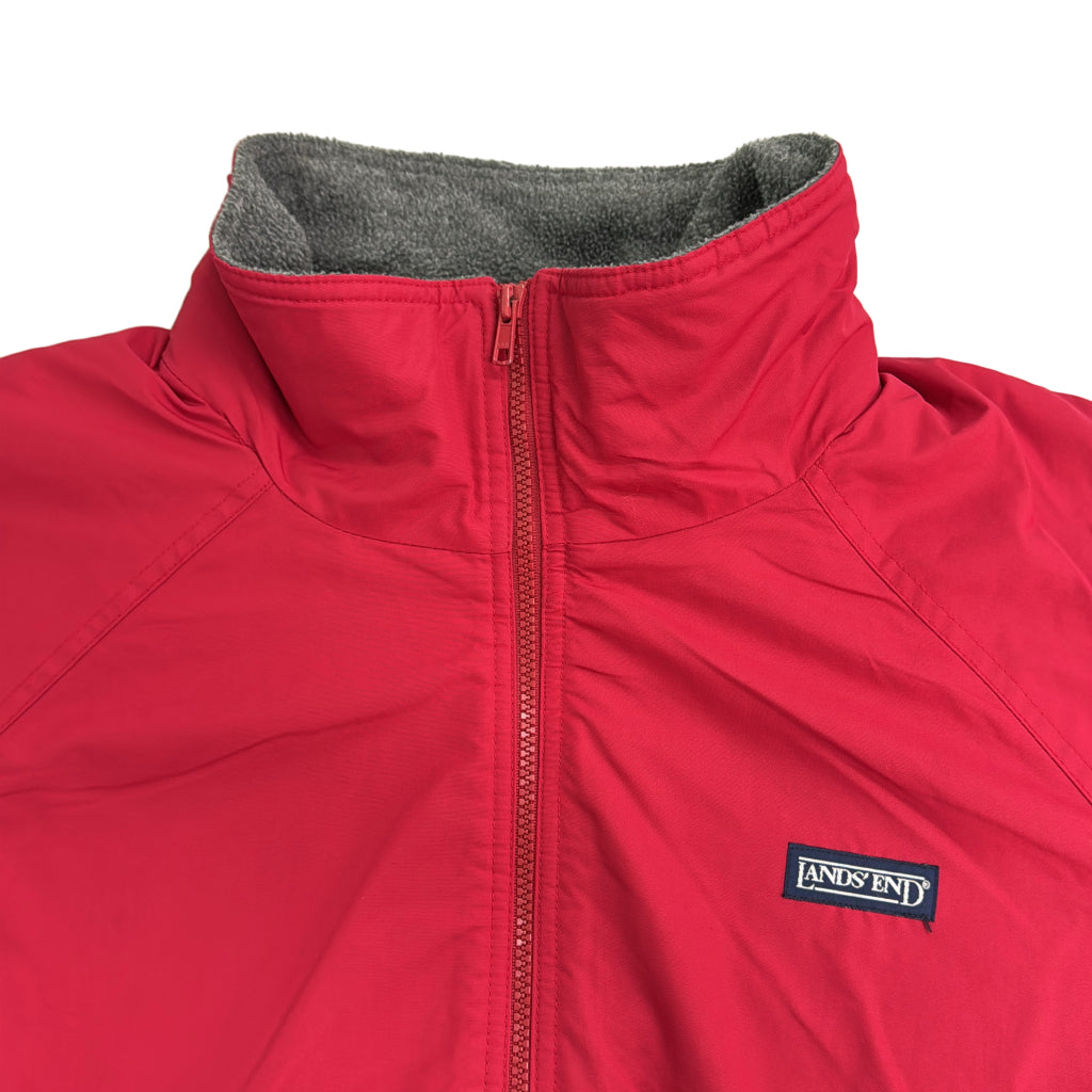 90s LANDS' END Warm Up Nylon Jacket