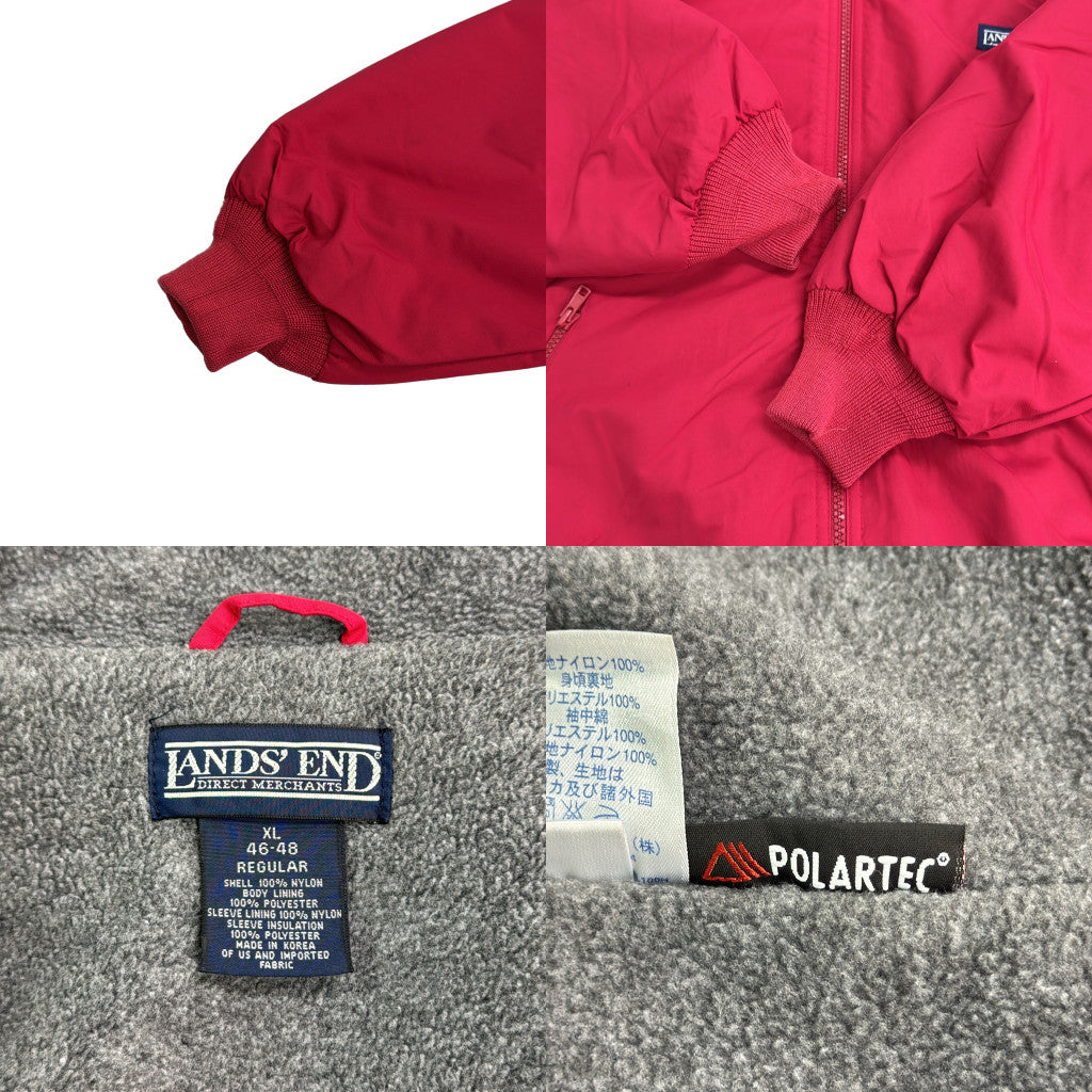 90s LANDS' END Warm Up Nylon Jacket