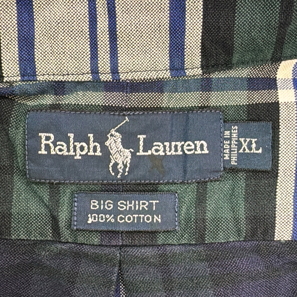 RALPH LAUREN BIG SHIRT Check Shirt