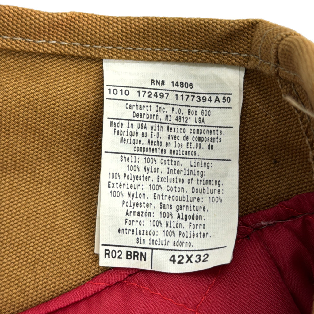 Carhartt Duck Double Knee Bib Overall Duck Overall