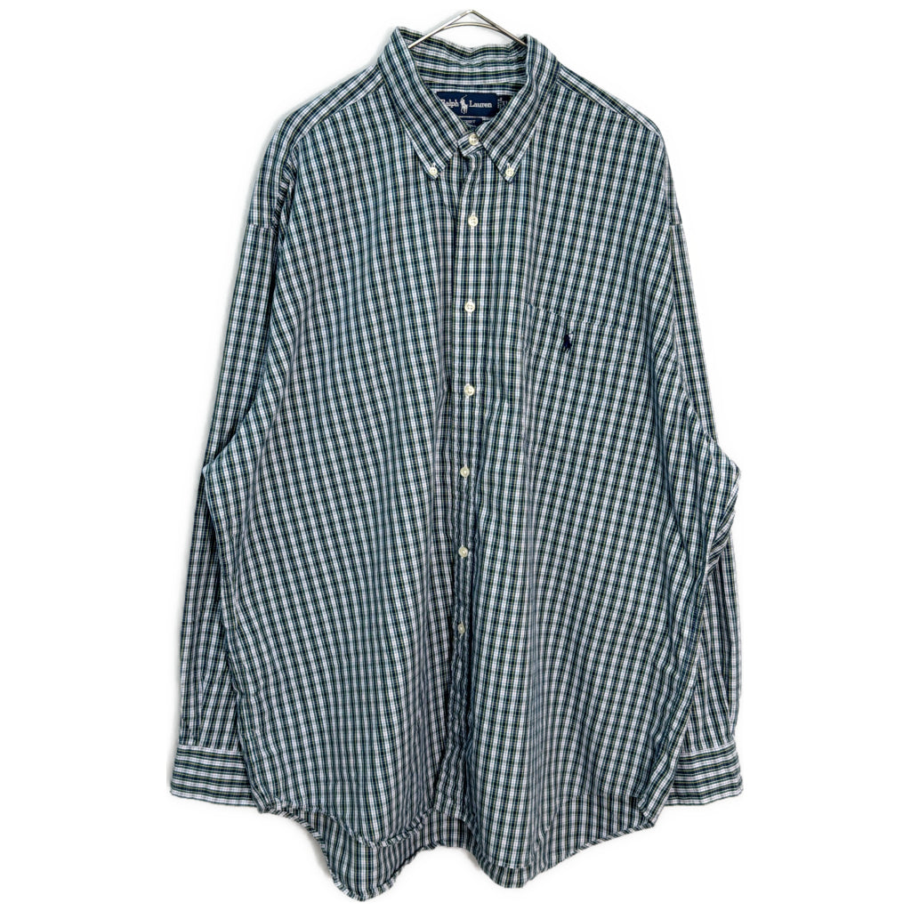 90s RALPH LAUREN BIG SHIRT Check Shirt