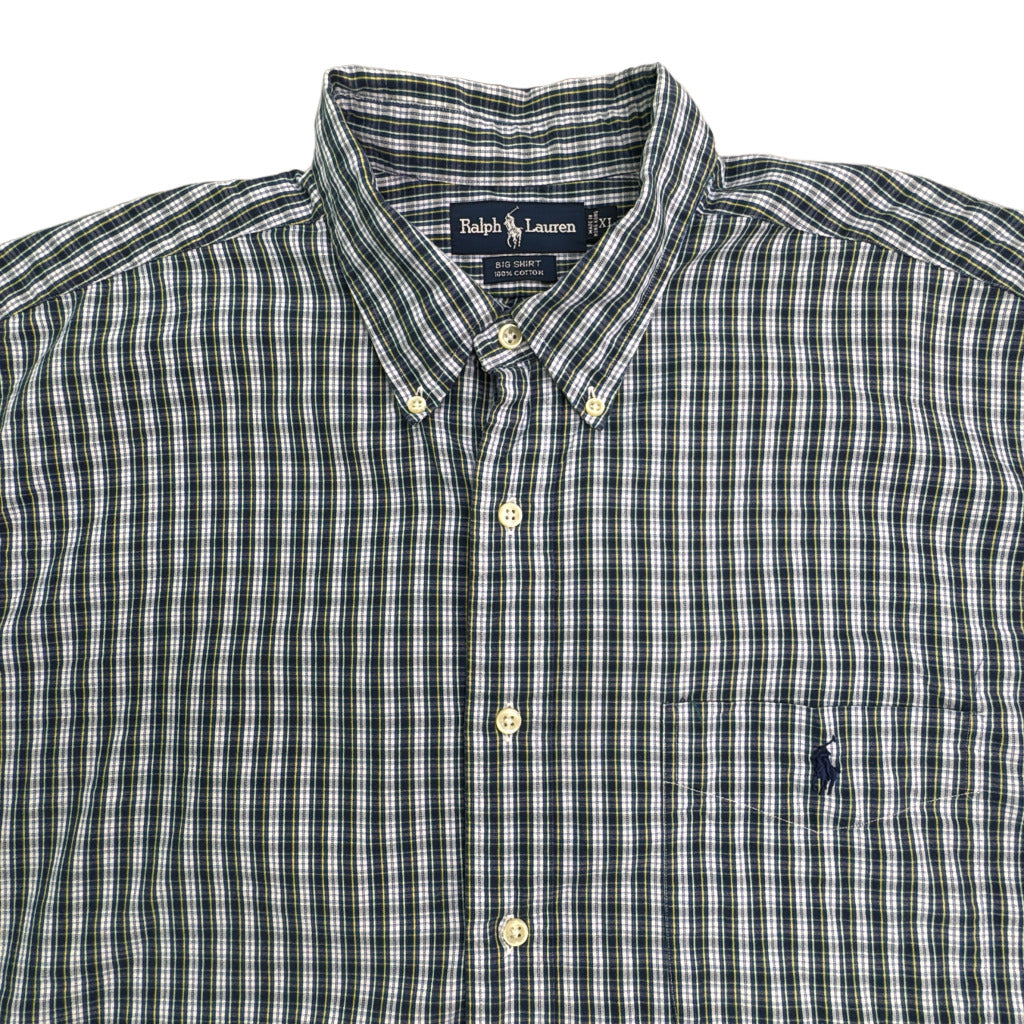 90s RALPH LAUREN BIG SHIRT Check Shirt