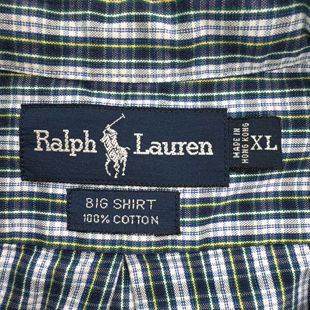 90s RALPH LAUREN BIG SHIRT Check Shirt