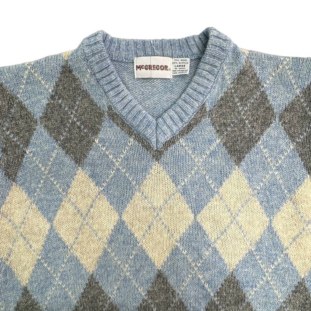 80s McGregor V-Neck Sweater