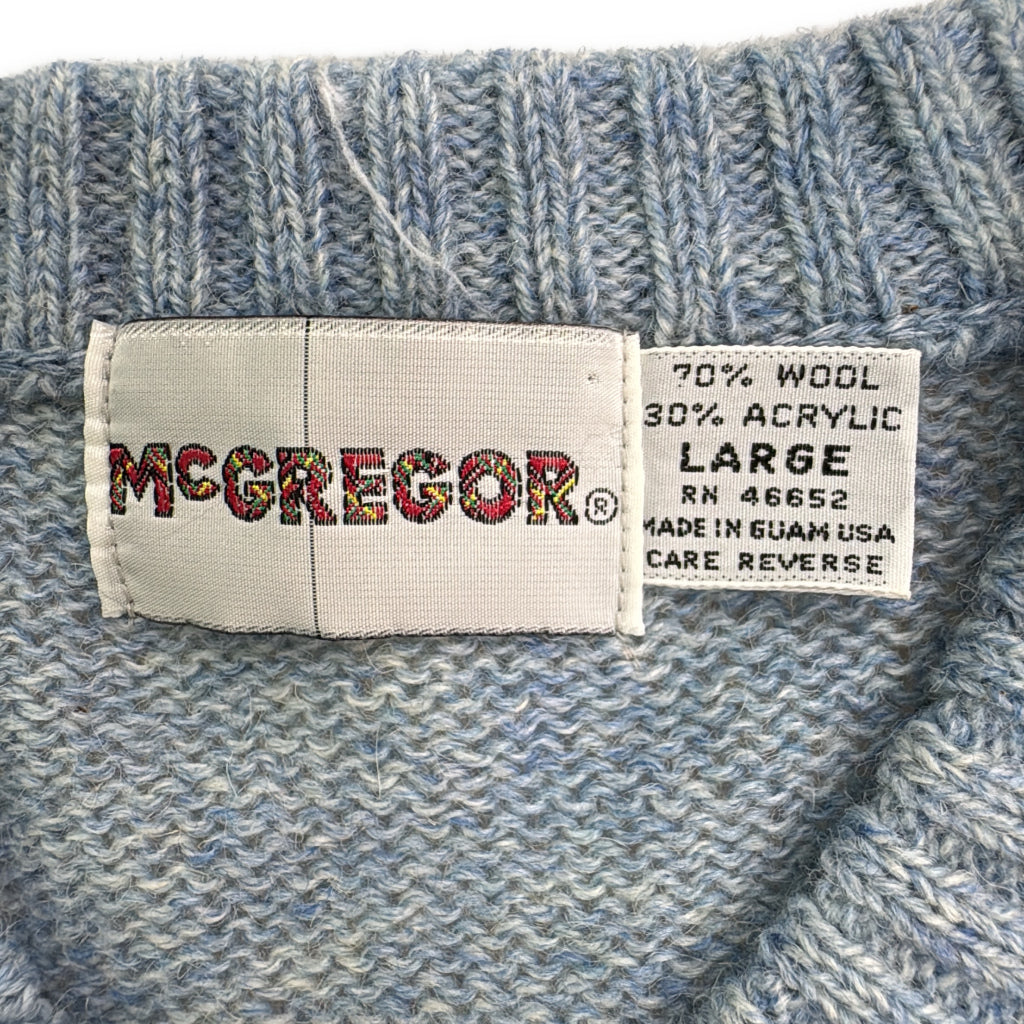 80s McGregor V-Neck Sweater
