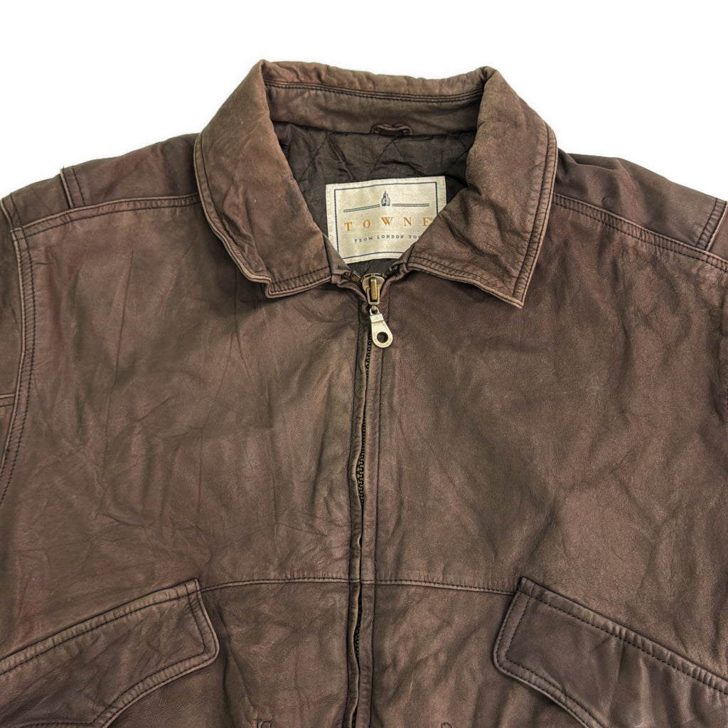 TOWNE by LONDON FOG Leather Jacket