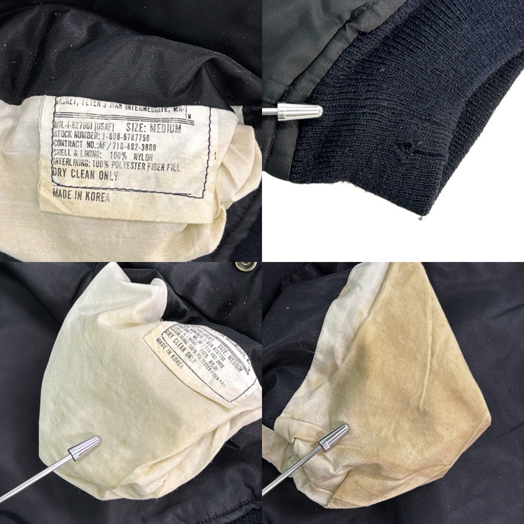 90s ALPHA INDUSTRIES MA-1 Flight Jacket Military Jacket