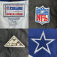 90年代 スタジアムジャケット NFL ダラス・カウボーイズ プロチーム アメフト ブルー メンズ XL 中古 古着 Y9115