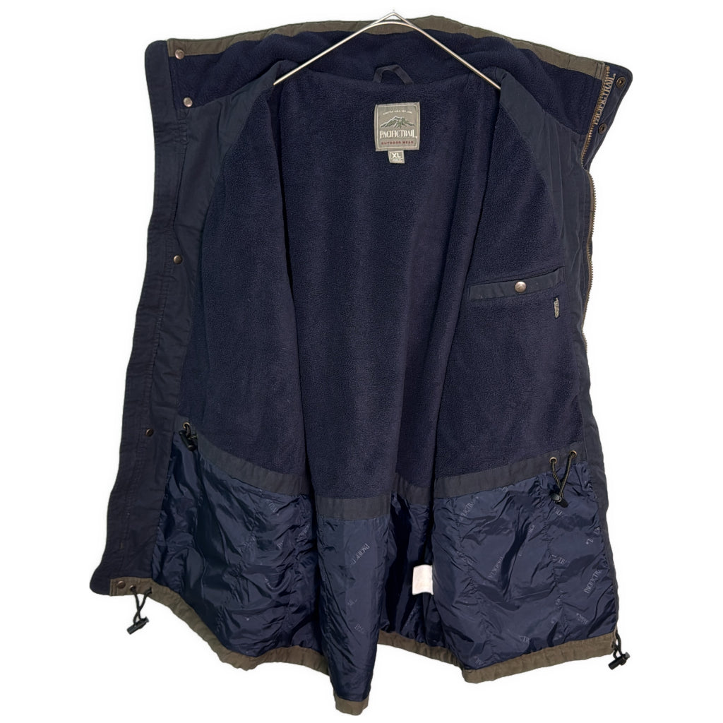 PACIFIC TRAIL マウンテンパーカー アウトドア オリーブ メンズ XL 中古 古着 Y9119