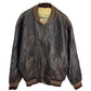 90年代 Harro レザージャケット ブラック メンズ XS 中古 古着 Y9123
