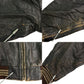 90年代 Harro レザージャケット ブラック メンズ XS 中古 古着 Y9123