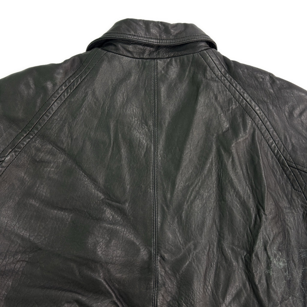 J.PARK COLLECTION レザージャケット ブラック メンズ XL 中古 古着 Y9124