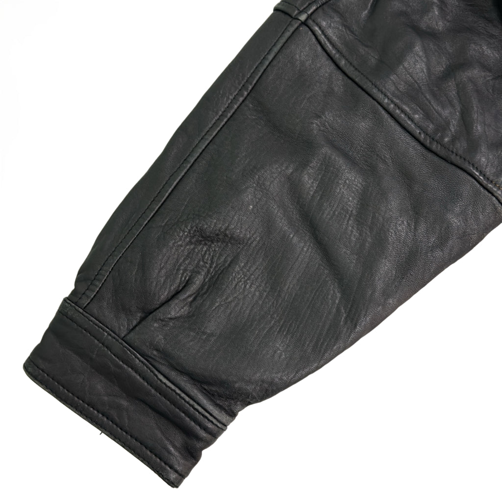 J.PARK COLLECTION レザージャケット ブラック メンズ XL 中古 古着 Y9124