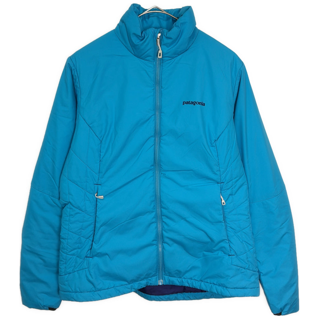 ジャケット アウトドア ライトブルー レディース M 中古 古着 Y9127