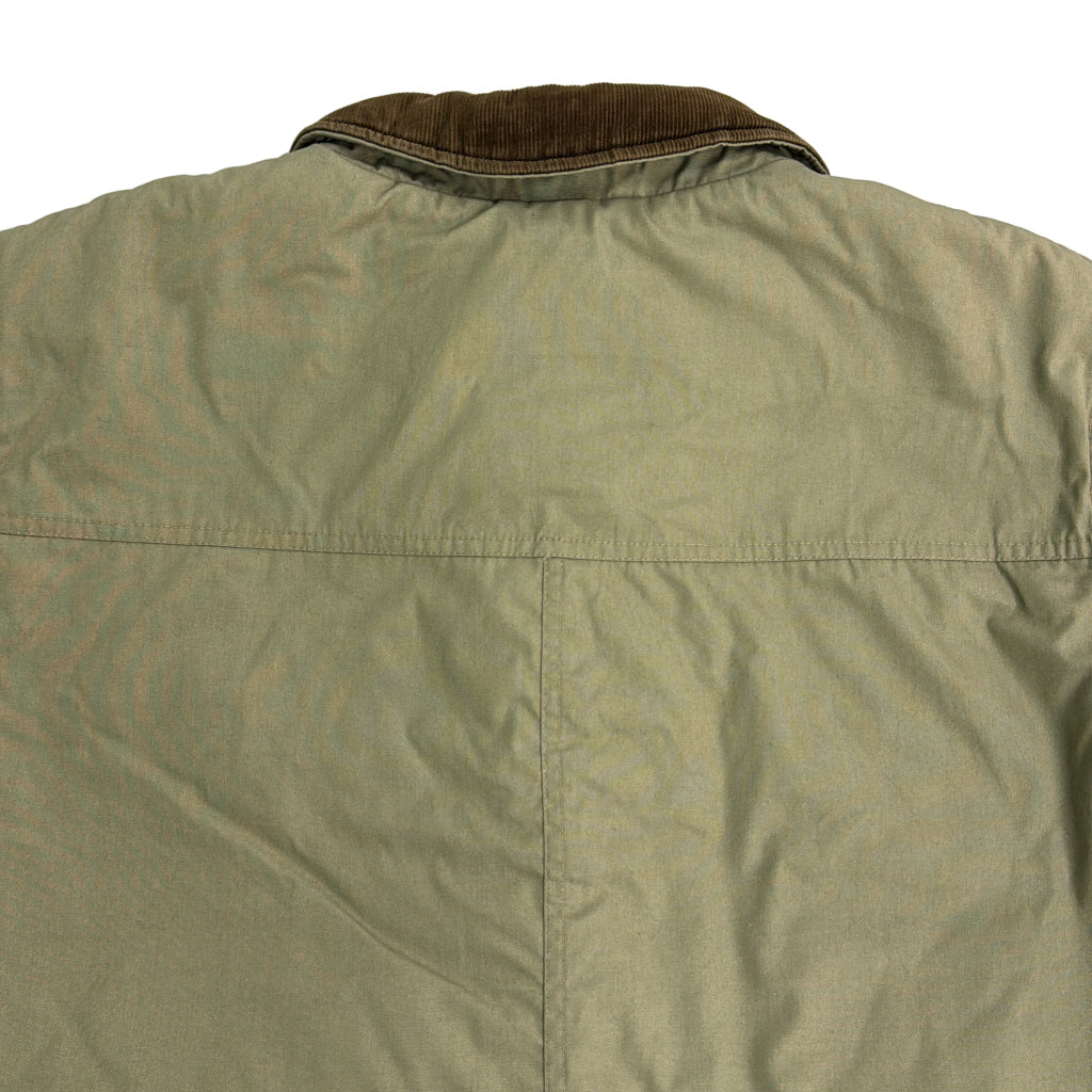 80年代 USA製 ダウンジャケット アウトドア 茶タグ オリーブ メンズ XL 中古 古着 Y9140