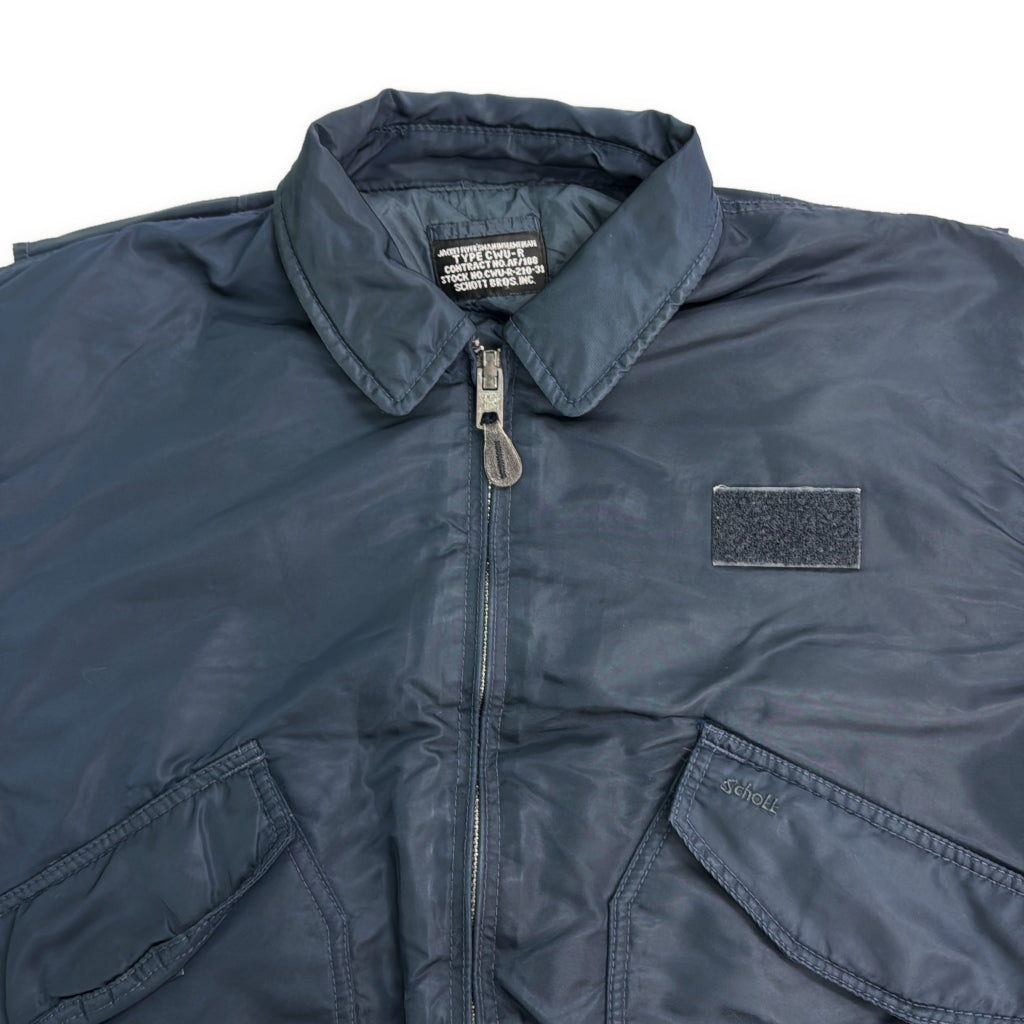 90年代 ジャケット ミリタリー ネイビー メンズ LARGE 中古 古着 Y9142