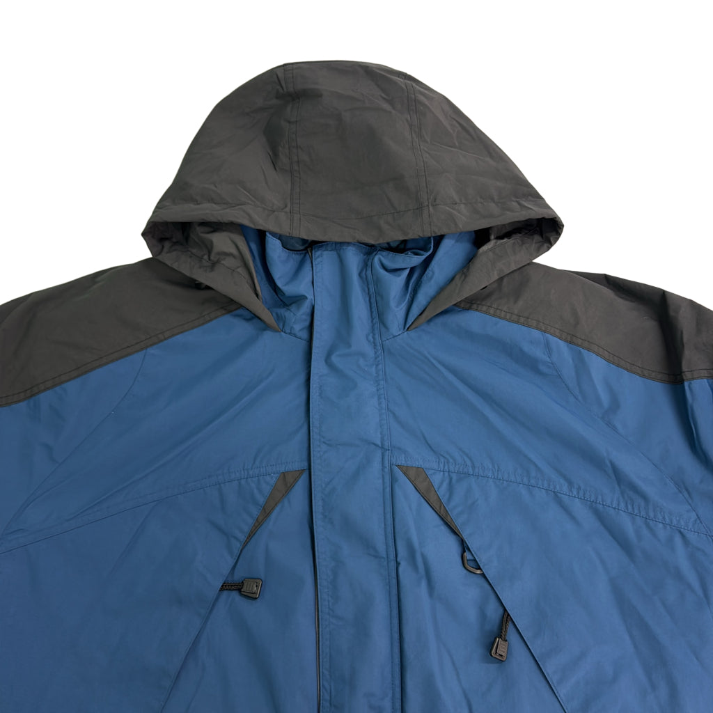 マウンテンパーカー アウトドア ブルー メンズ EXTRA LARGE 中古 古着 Y9143