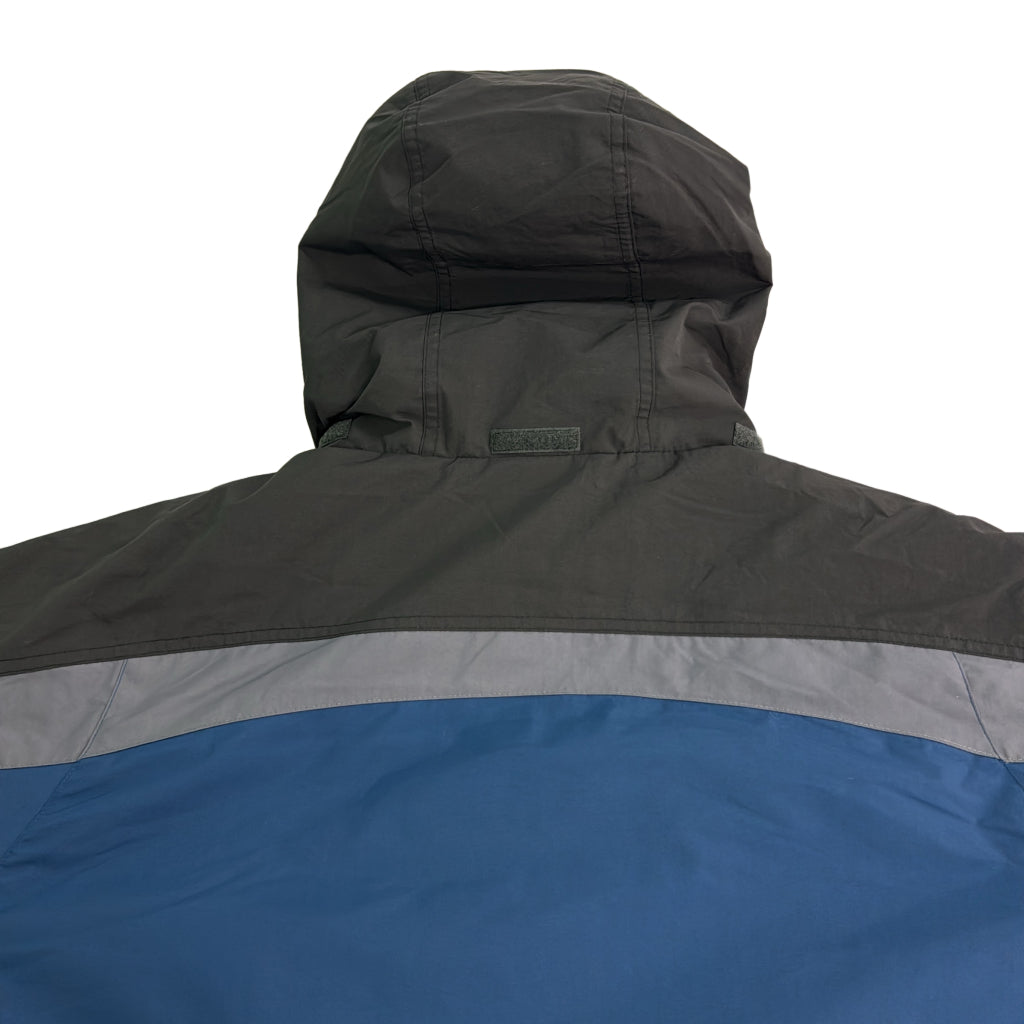 マウンテンパーカー アウトドア ブルー メンズ EXTRA LARGE 中古 古着 Y9143