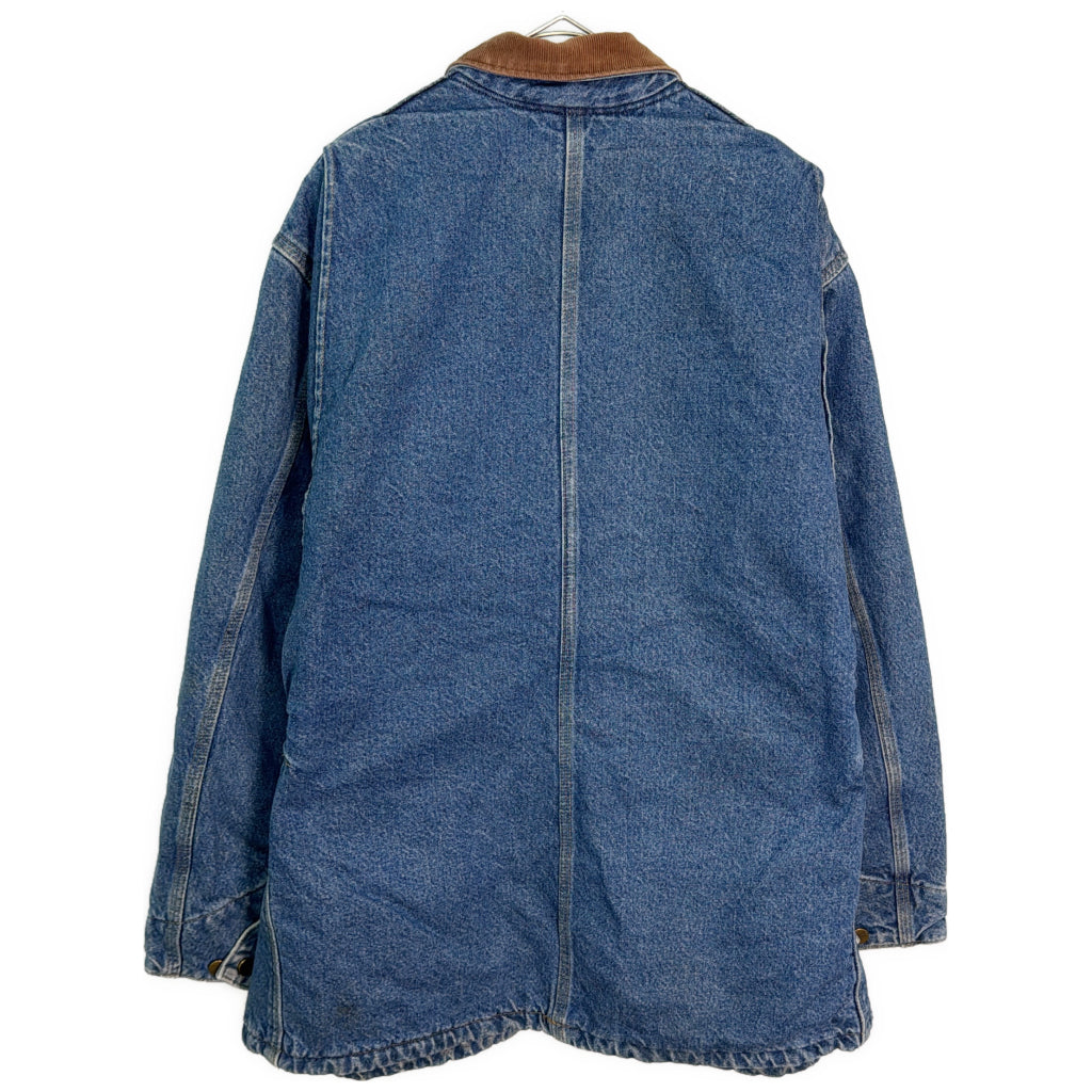 ワークジャケット ブルー メンズ XL 中古 古着 Y9145