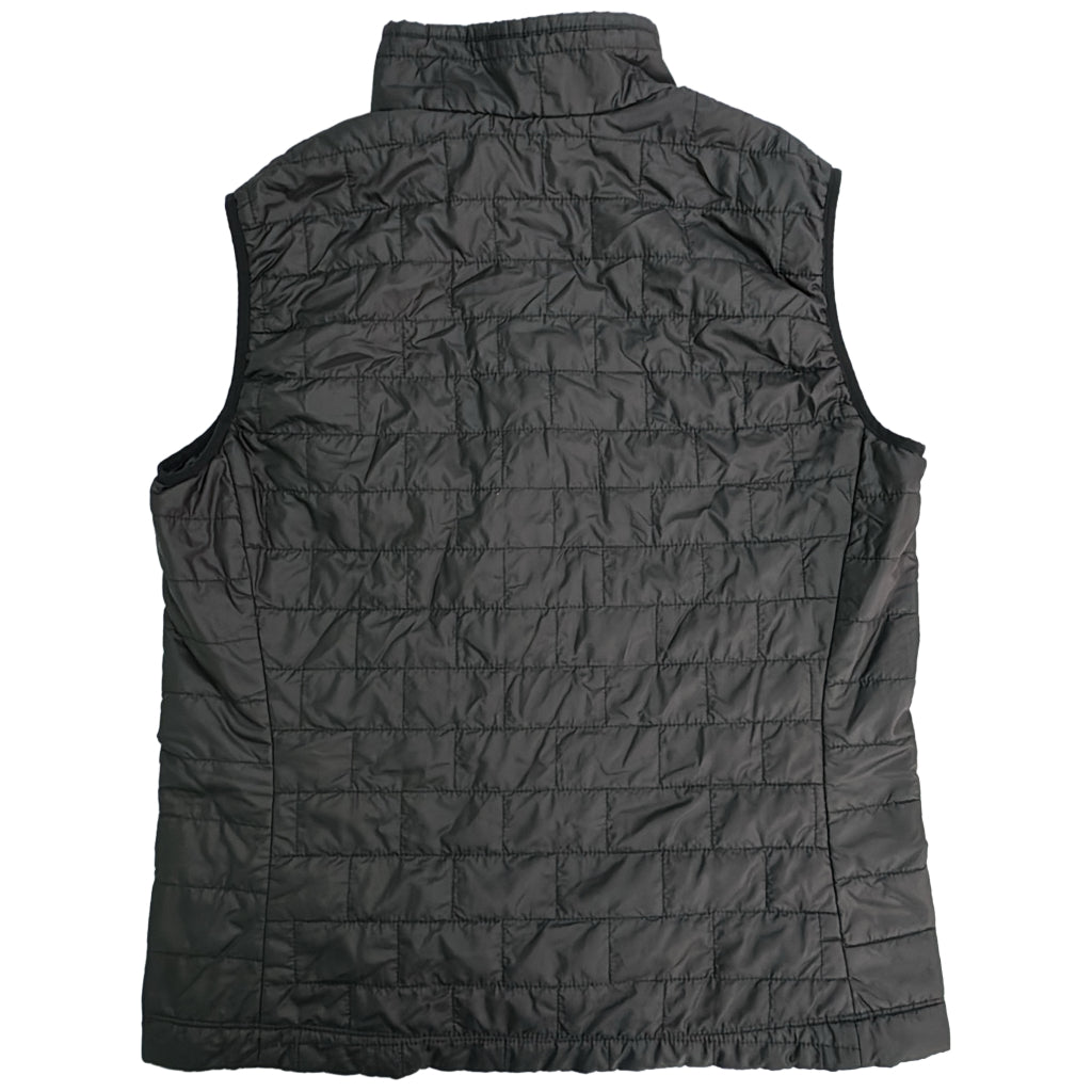 中綿ベスト アウトドア ブラック メンズ L 中古 古着 Y9149