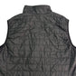 中綿ベスト アウトドア ブラック メンズ L 中古 古着 Y9149