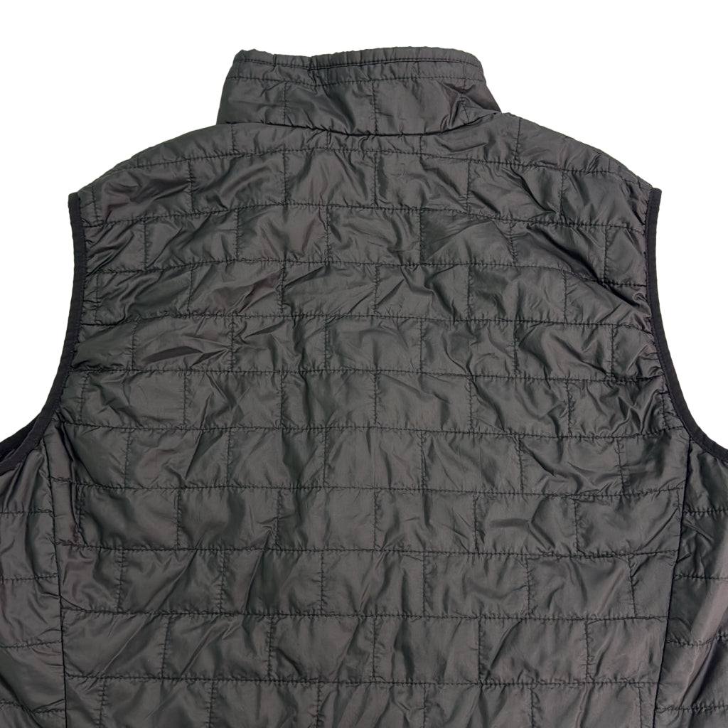 中綿ベスト アウトドア ブラック メンズ L 中古 古着 Y9149