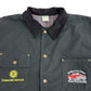 USA製 UNION LINE ワークジャケット ブラック メンズ XL 中古 古着 Y9158
